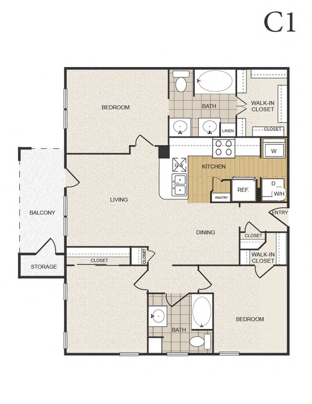 C floor plan